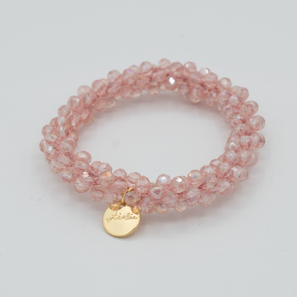 Stiekie Slim Pink – Slim Kralen Haarelastiek & Armband