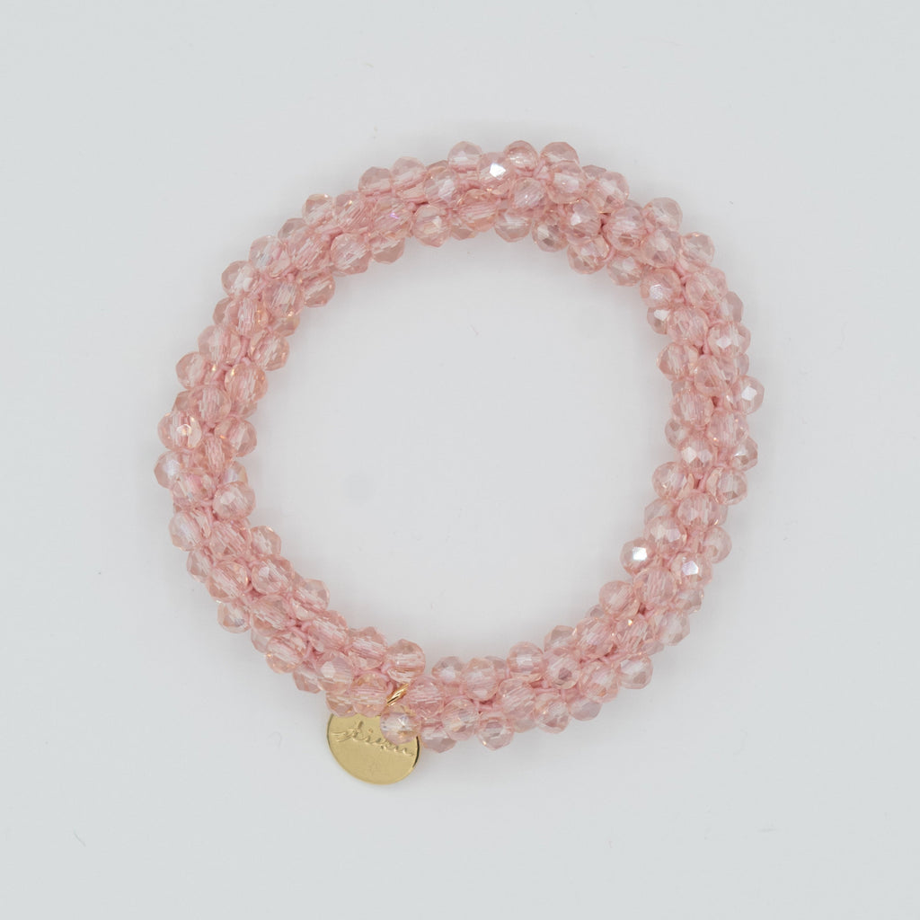 Stiekie Slim Pink – Slim Kralen Haarelastiek & Armband