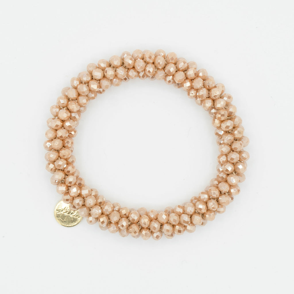 Stiekie Toffee – Kralen Haarelastiek & Armband