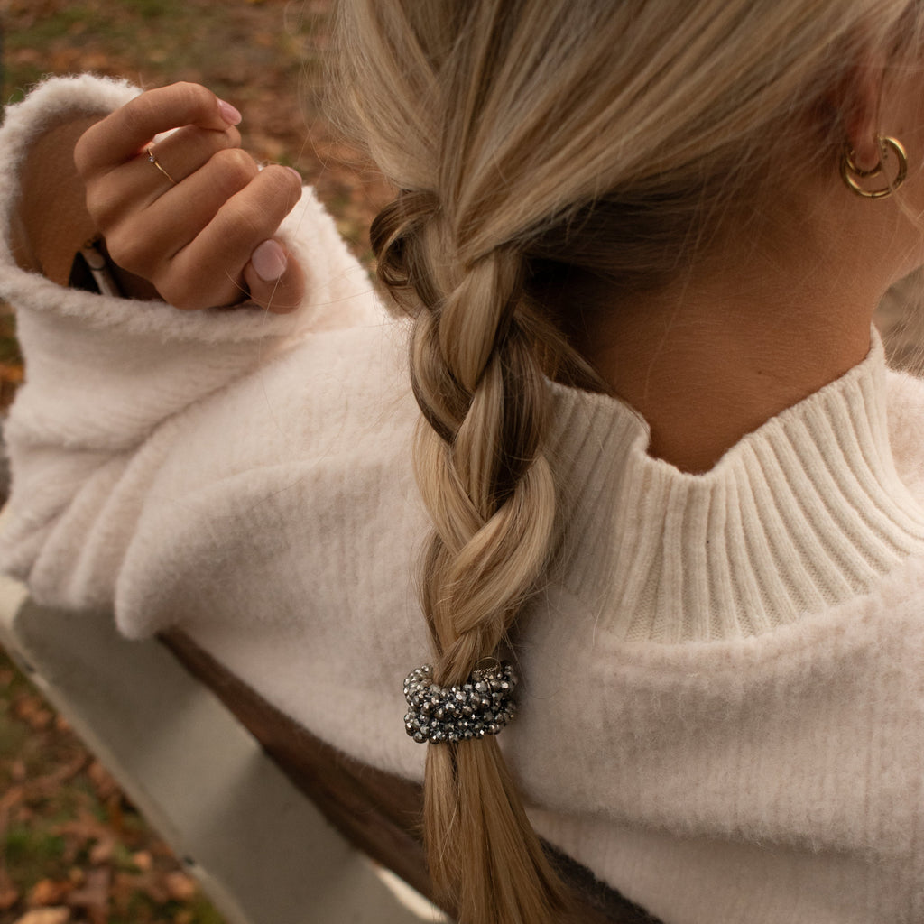 Stiekie Silver – Kralen Haarelastiek & Armband