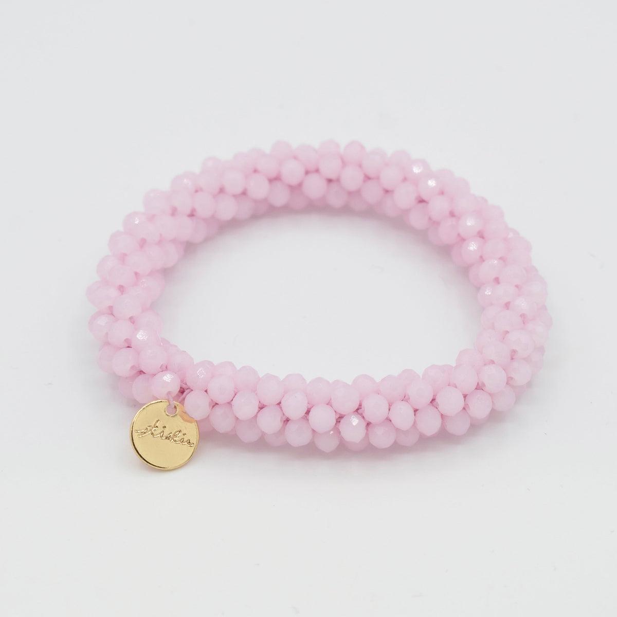 Stiekie Rosy – Kralen Haarelastiek & Armband