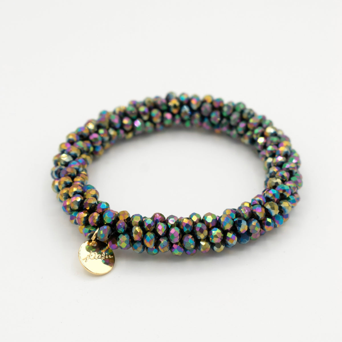 Stiekie Multicolor – Kralen Haarelastiek & Armband