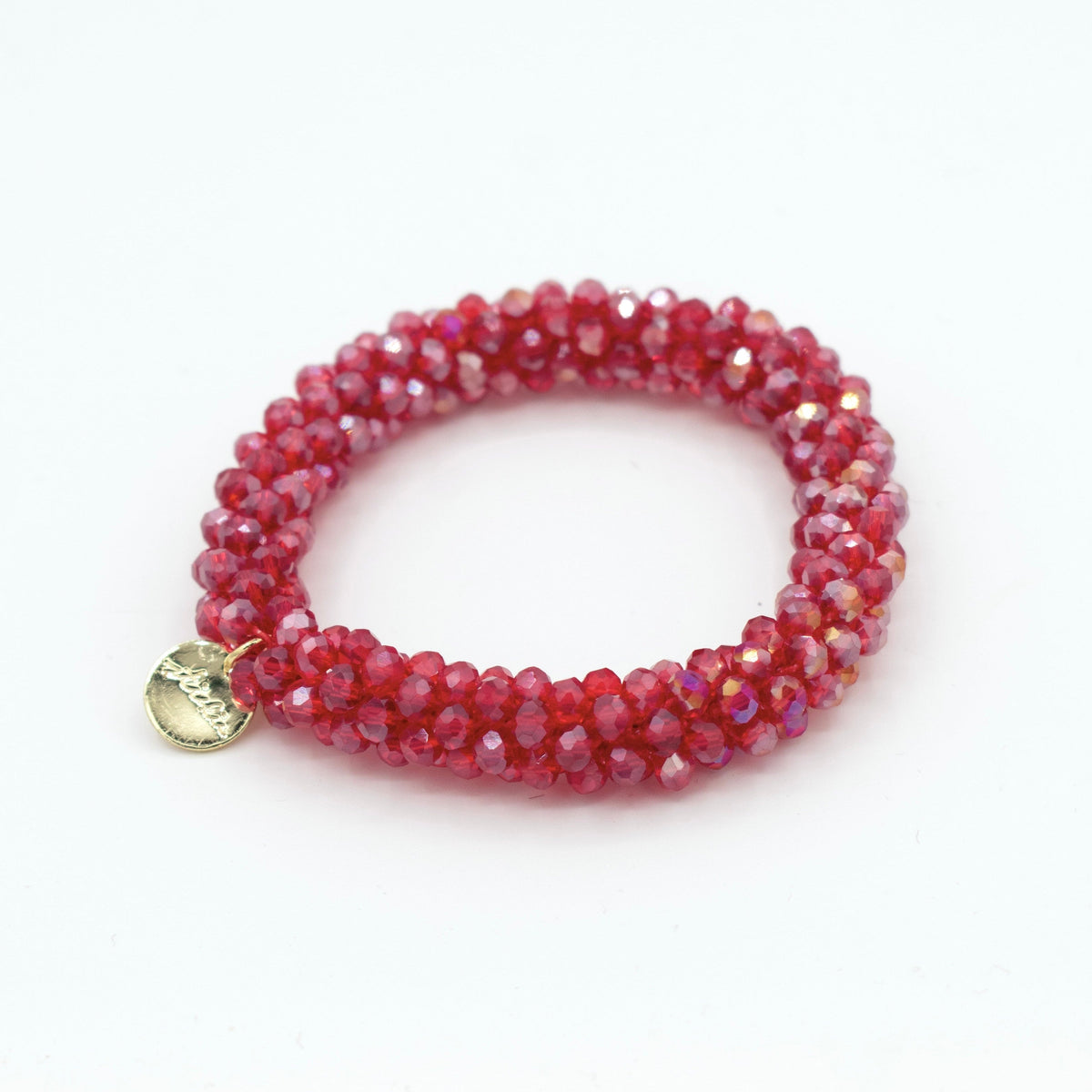 Stiekie Red – Kralen Haarelastiek & Armband