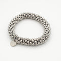 Stiekie Stainless Steel Silver – Stainless Steel Haarelastiek & Armband