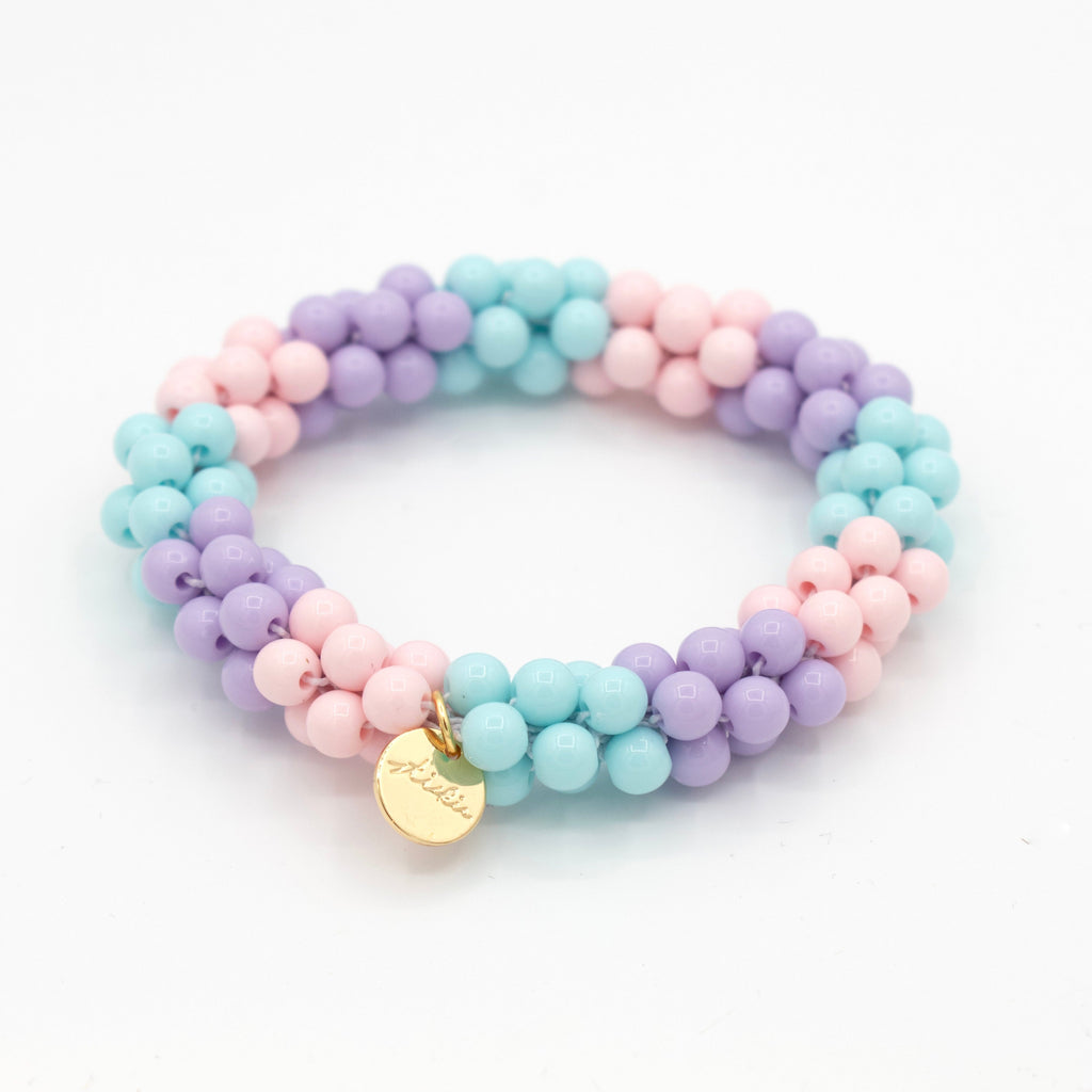 Stiekie Bold Colorfull – Bold Kralen Haarelastiek & Armband