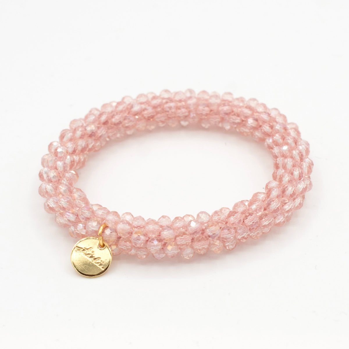 Stiekie Pink – Kralen Haarelastiek & Armband