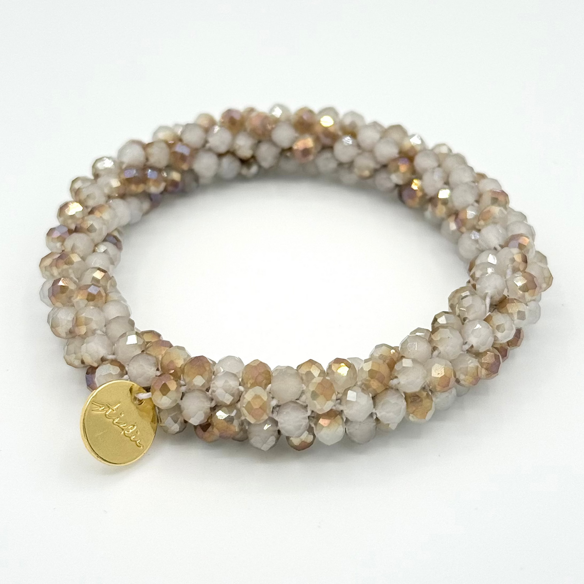 Stiekie Marble – Kralen Haarelastiek & Armband