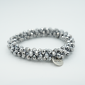 Stiekie Slim Silver – Slim Kralen Haarelastiek & Armband