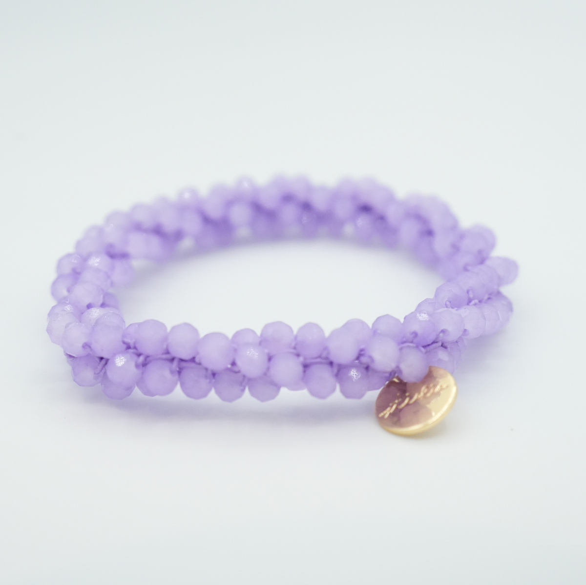 Stiekie Slim Lavender – Slim Kralen Haarelastiek & Armband