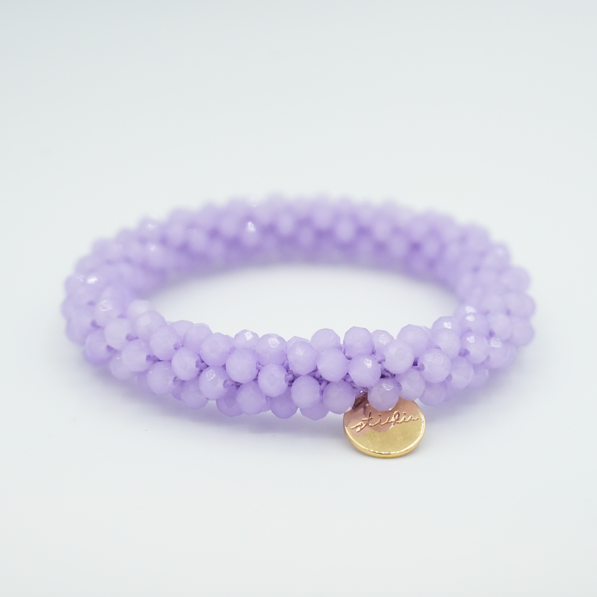 Stiekie fairy lilac – Kralen Haarelastiek & Armband