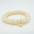 Stiekie Butter Yellow – Kralen Haarelastiek & Armband