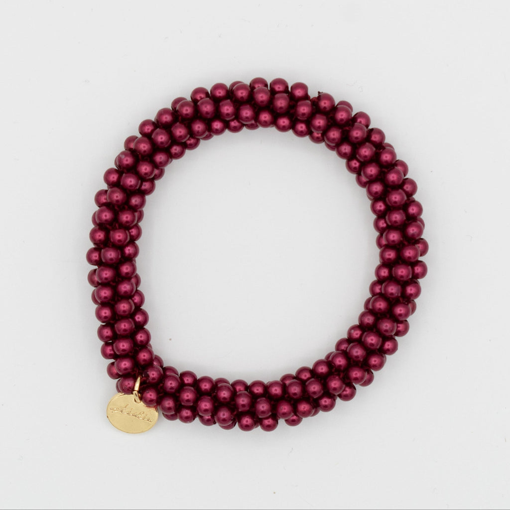 Stiekie Berry Pearl – Parel Haarelastiek & Armband